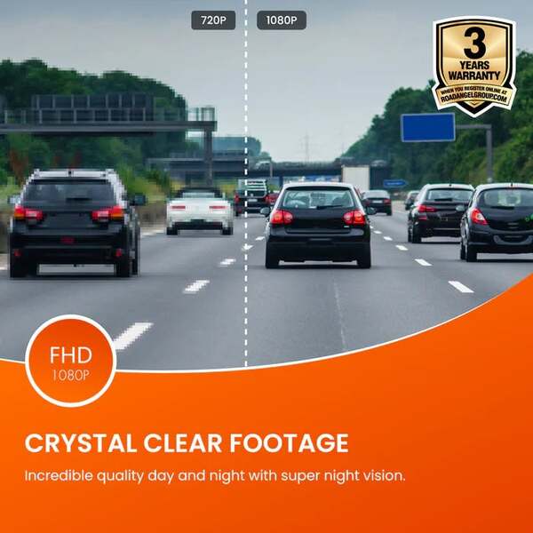 ROAD ANGEL Halo Ignite 2 1080p Wi-Fi Parking mode 64GB microSD included Dashcam
