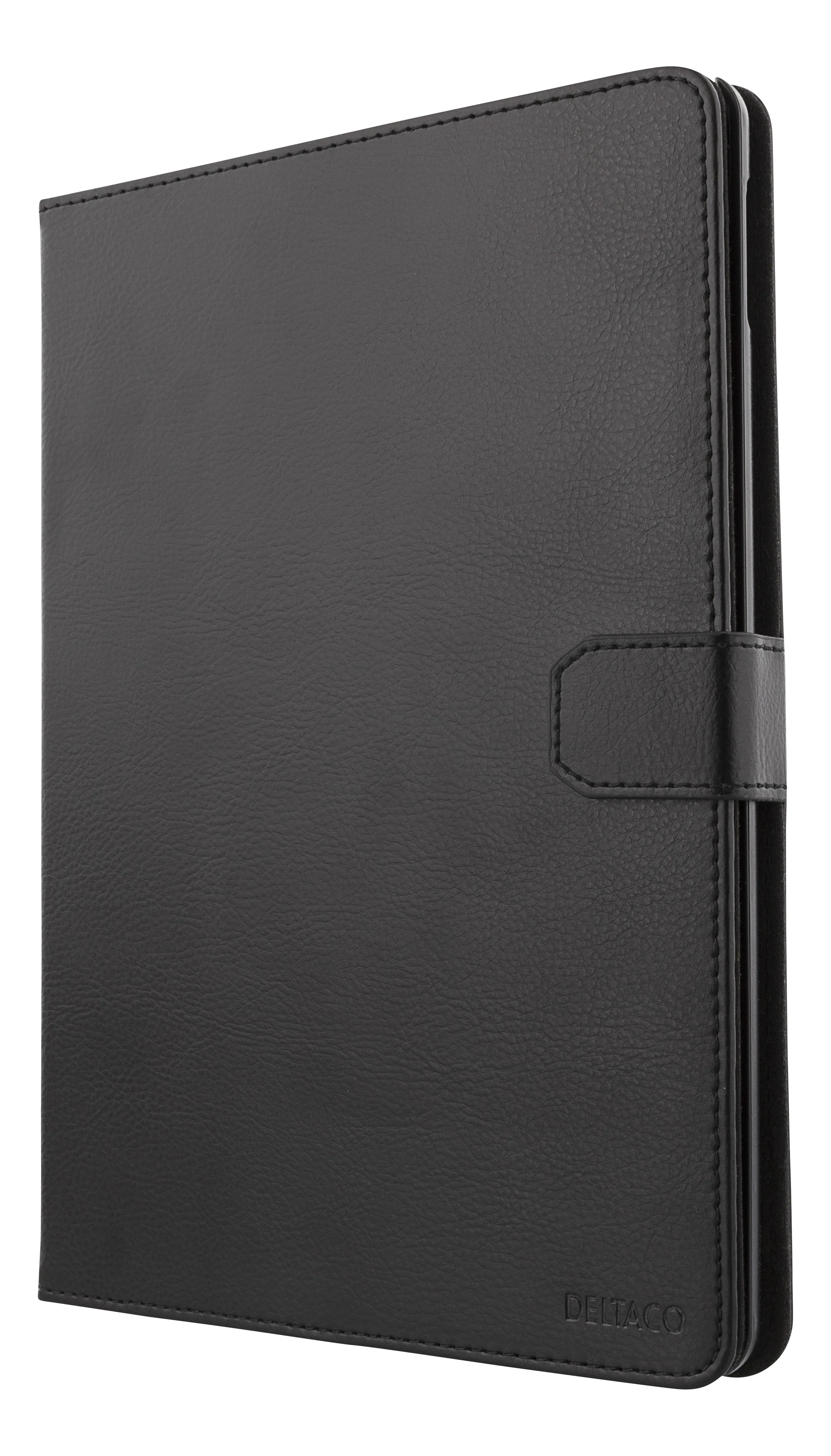 DELTACO iPad 9.7" 2017/2018 case, vegan leather, sleep/wake, stand