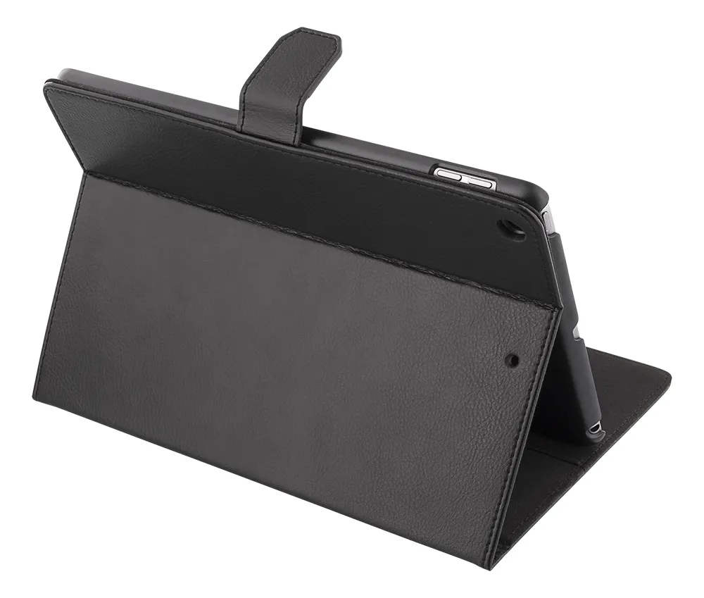 DELTACO iPad 9.7" 2017/2018 case, vegan leather, sleep/wake, stand
