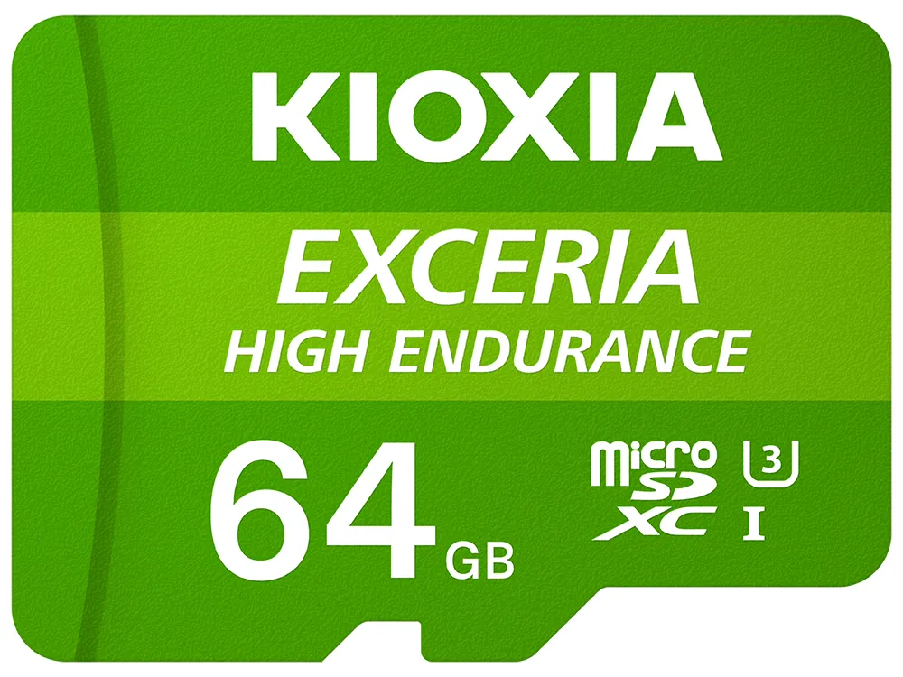 Kioxia Exceria High Endurance 64GB MicroSDXC - memory card + SD adapter