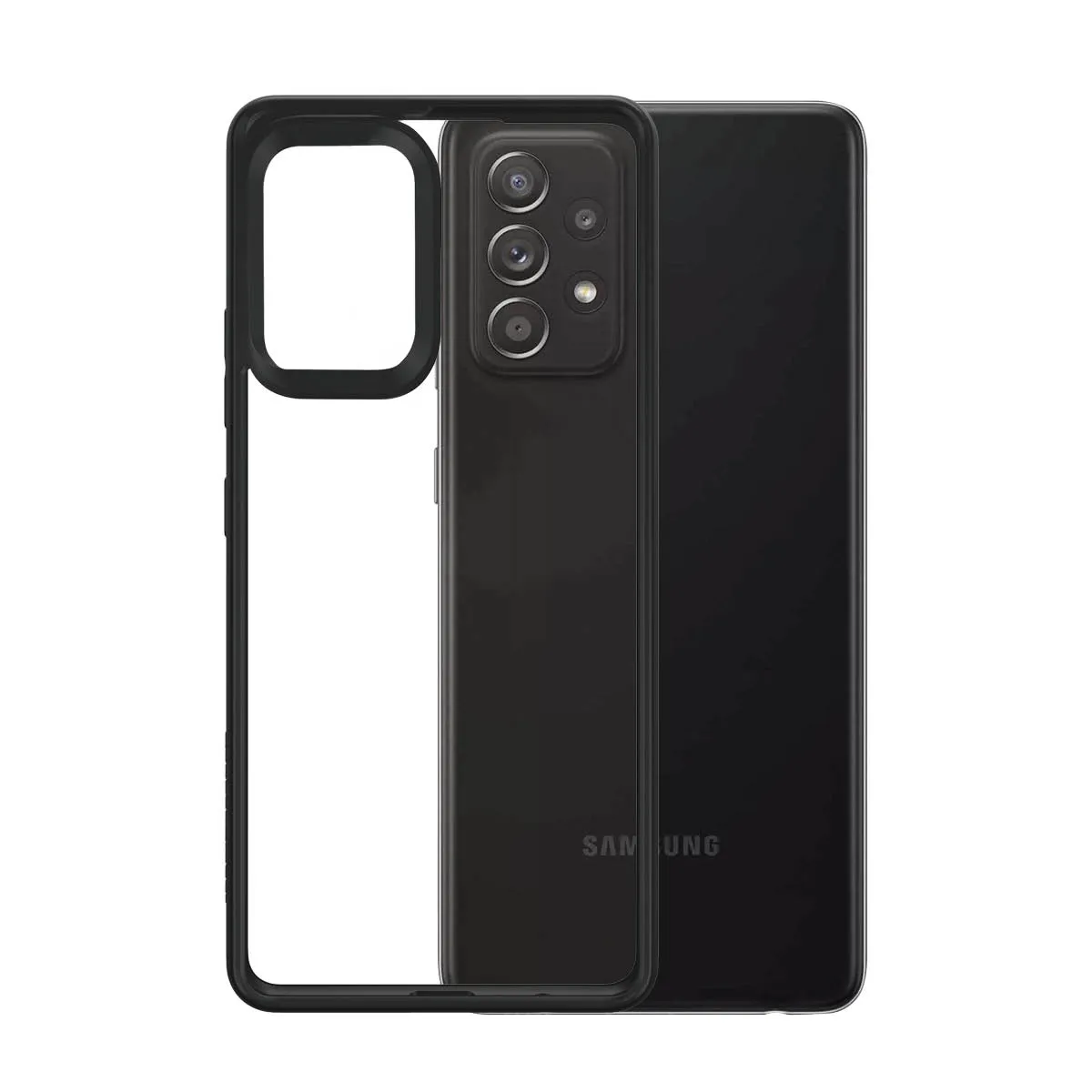 PanzerGlass ClearCase, Galaxy A72 -suojakuori, Musta