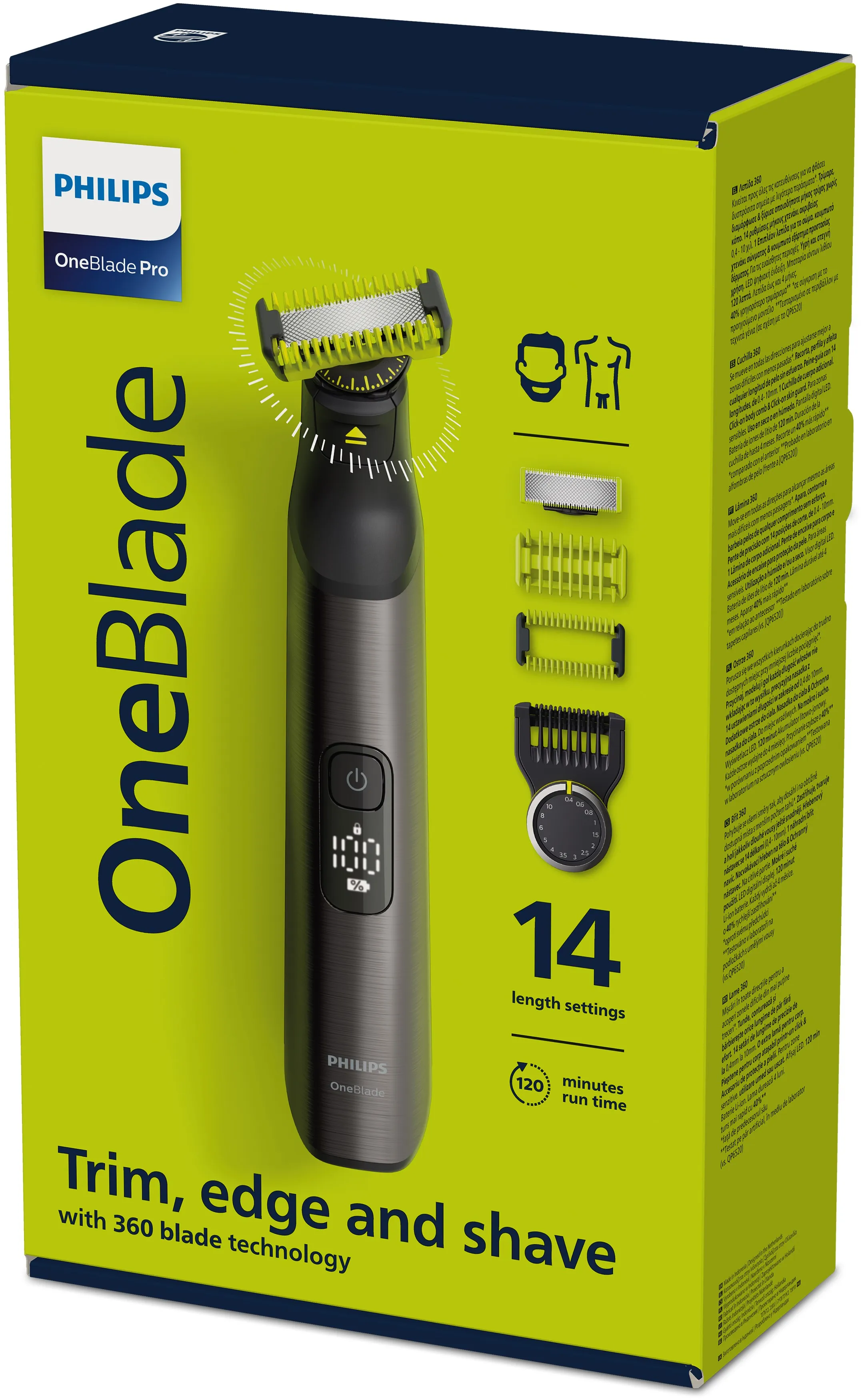 Philips OneBlade QP6551 - face  body trimmer