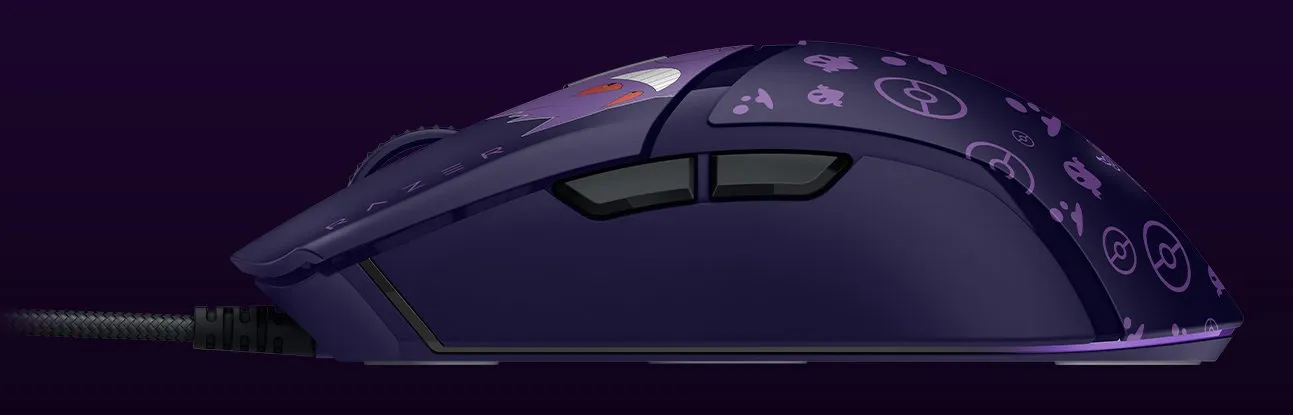 Razer Cobra Gengar Edition Wired Gaming Mouse, Purple