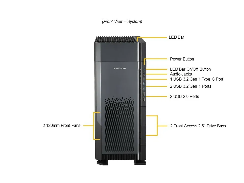 SuperWorkstation X13SWA-TF CSE-GS7A-20
