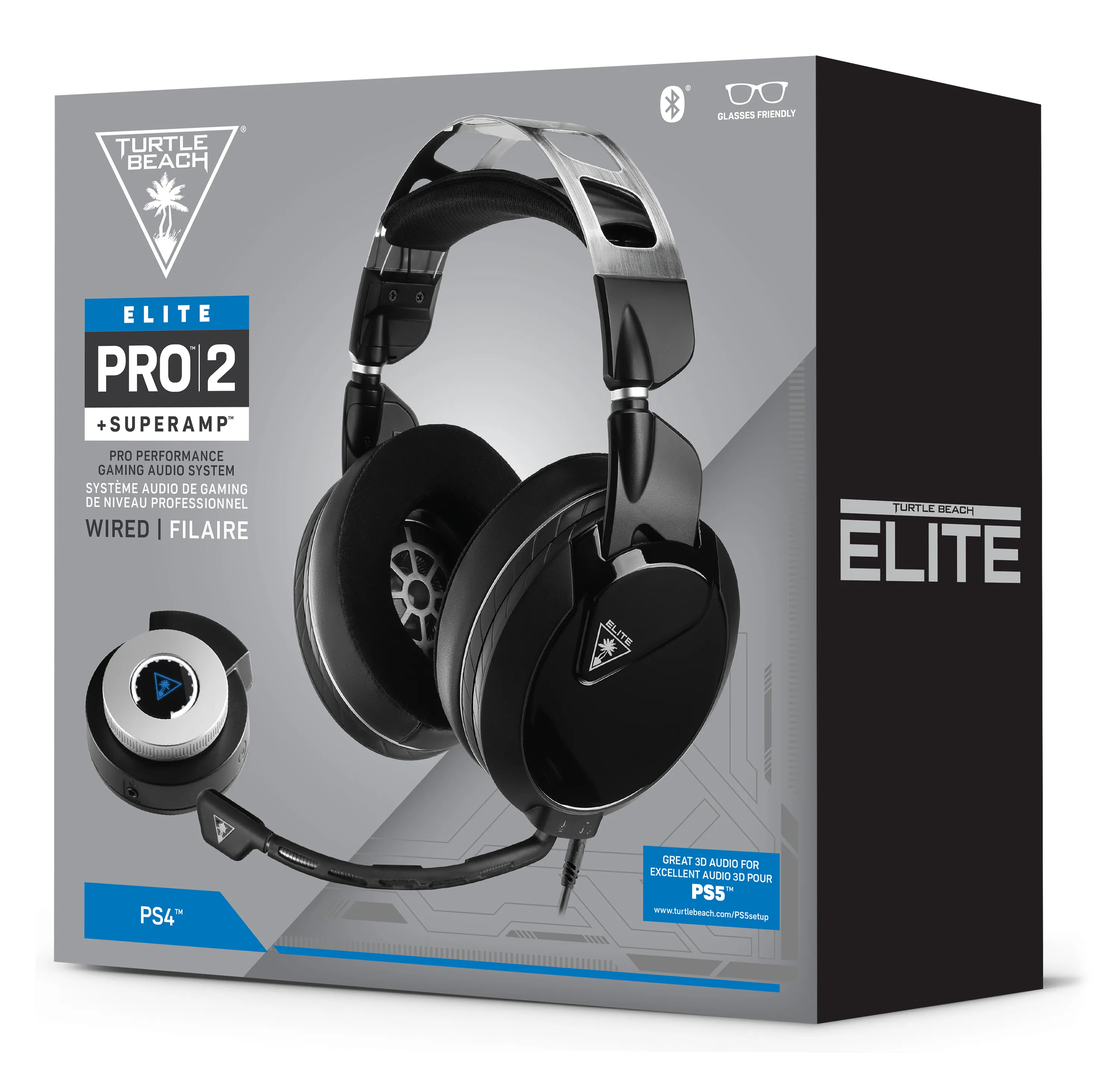 Turtle Beach Elite Pro 2 Wireless Gaming Headset with SuperAmp, Black