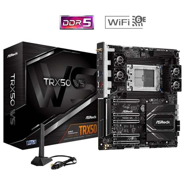 ASROCK TRX50 WS AMD 4xSATA3