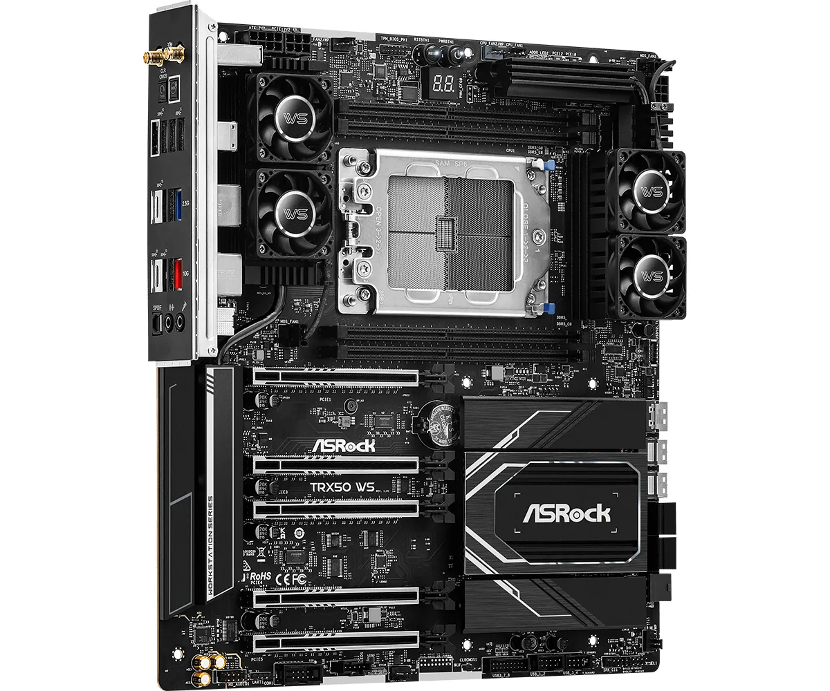 ASRock TRX50 WS WiFi 6E sTR5 Extended ATX Motherboard