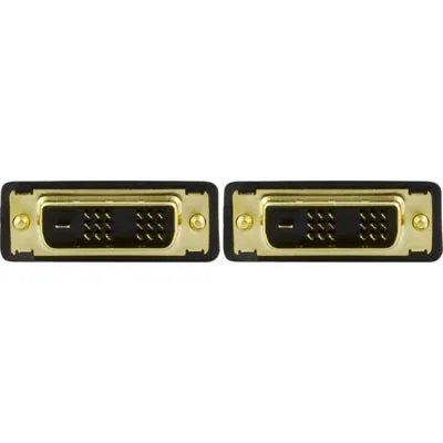 Deltaco DVI-D - DVI-D - kabel, Single, 3 m, Svart