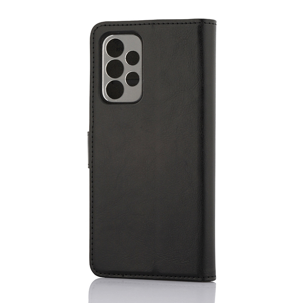 Wave Flap Book Case, Galaxy A53 5G - flipfodral, Svart
