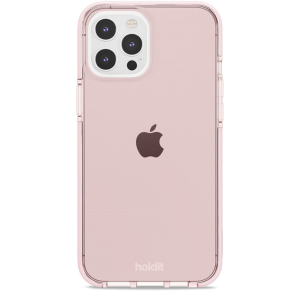 HOLDIT SEETHRU CASE IPHON 12 - PRO MAX BLUSH PINK