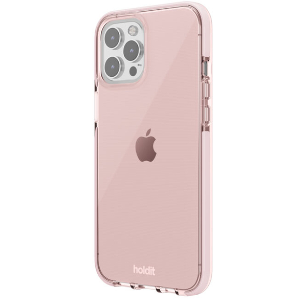 HOLDIT SEETHRU CASE IPHON 12 - PRO MAX BLUSH PINK