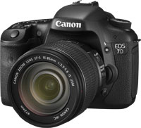 Canon EOS 7D - Digitaalinen kamera - SLR - 18.0 megapikseli&auml; - 7.5 x optinen zoomi EF-S 18-135mm IS objektiivi