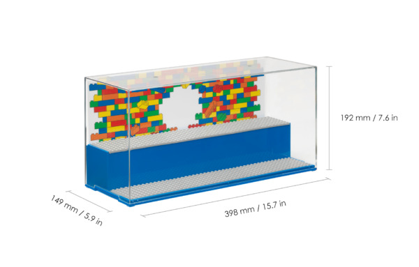 Room Copenhagen LEGO Game &amp; Showcase, storage box (transparent)