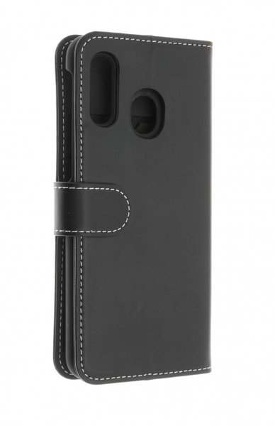Insmat Flip Case, Galaxy A40 - pl&aring;nboksfodral, Svart