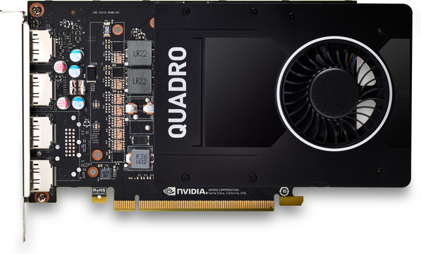 NVIDIA Quadro P2200 - N&auml;yt&ouml;nohjain - Quadro P2200 - 5 GB GDDR5X - PCIe 3.0 x16 - 4 x DisplayPort malleihin Workstation Z2 G4 (MT), Z4 G4, Z6 G4, Z8 G4