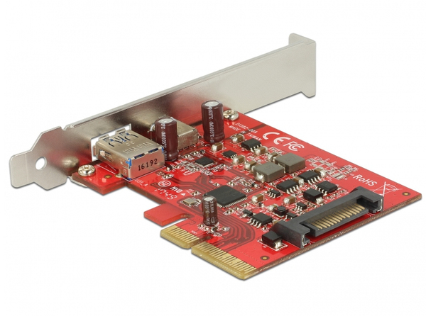 PCI Express x4 Card > 1 x external USB Type-C female + 1 x external U