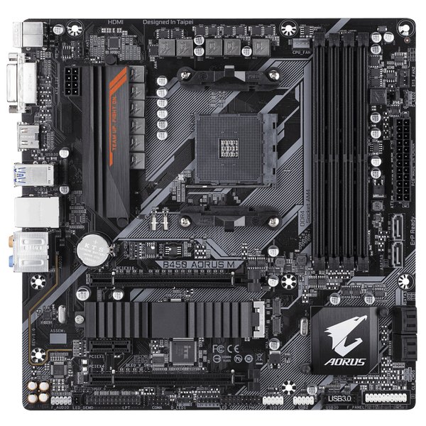 Gigabyte B450M Aorus mATX - moderkort