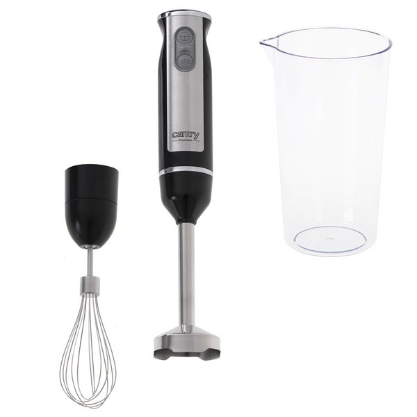 ADLER Camry CR 4621 1000W 0.6L Hand Blender Kit, Black and stainless steel