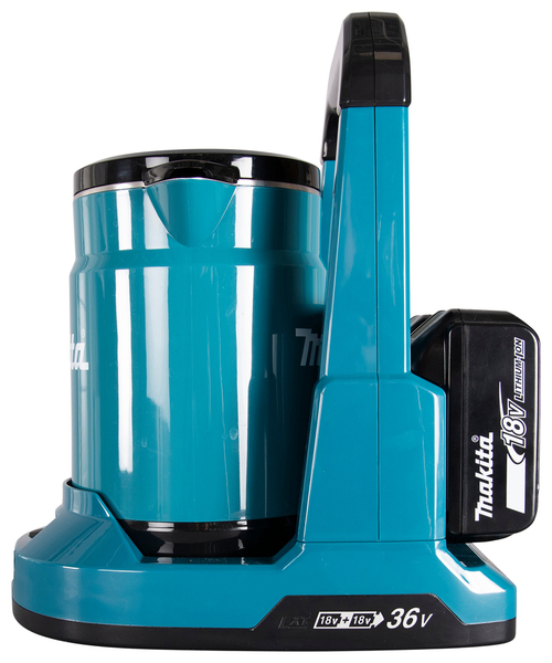 Makita cordless kettle DKT360Z 2x18V (blue/black, 0.8 liters)