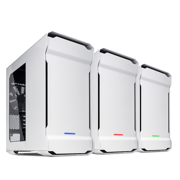 Phanteks Enthoo EVOLV mATX Aluminum Case - Glacier White