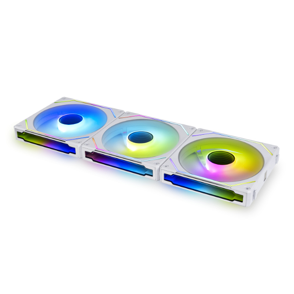 Lian Li UNI FAN SL Wireless 120mm -kotelotuuletin, Valkoinen, 3 pack