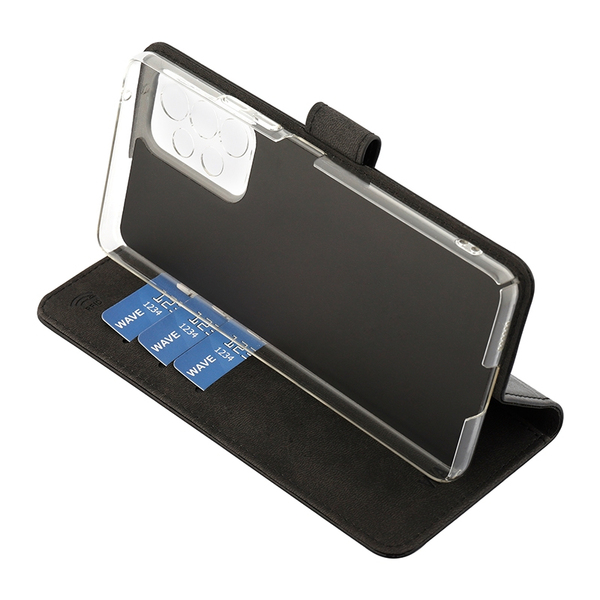 Wave Flap Book Case, Galaxy A53 5G - case, Black