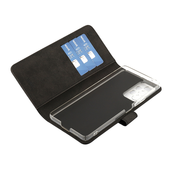 Wave Flap Book Case, Galaxy A53 5G - case, Black