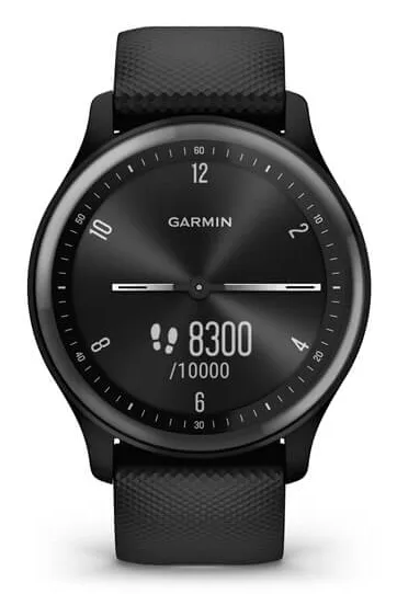 Garmin v&iacute;vomove Sport -&auml;lykello, Musta