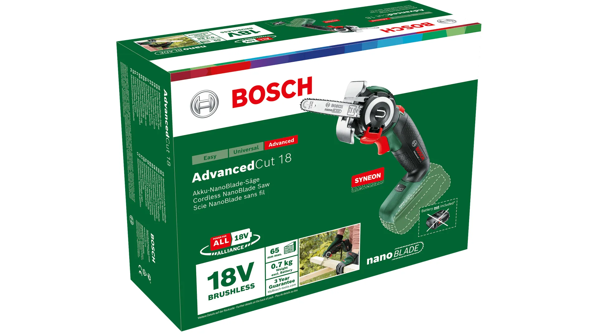 BOSCH AdvancedCut 18 solo - 06033D5100