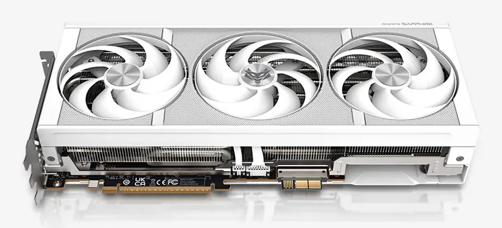 Sapphire Radeon RX 9070 XT Nitro+ Phantom Link Polar 16GB OC Graphics Card