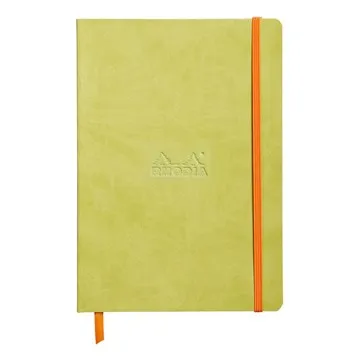 Rhodiarama soft A5 anise dot ivory