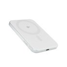 Epico UltraPack Qi2 Slim 5000mAh Alu Mag+ Wireless Power Bank EM51 Wireless Charging 15W for iPhone and Android, Silver