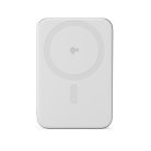 Epico UltraPack Qi2 Slim 5000mAh Alu Mag+ Wireless Power Bank EM51 Wireless Charging 15W for iPhone and Android, Silver