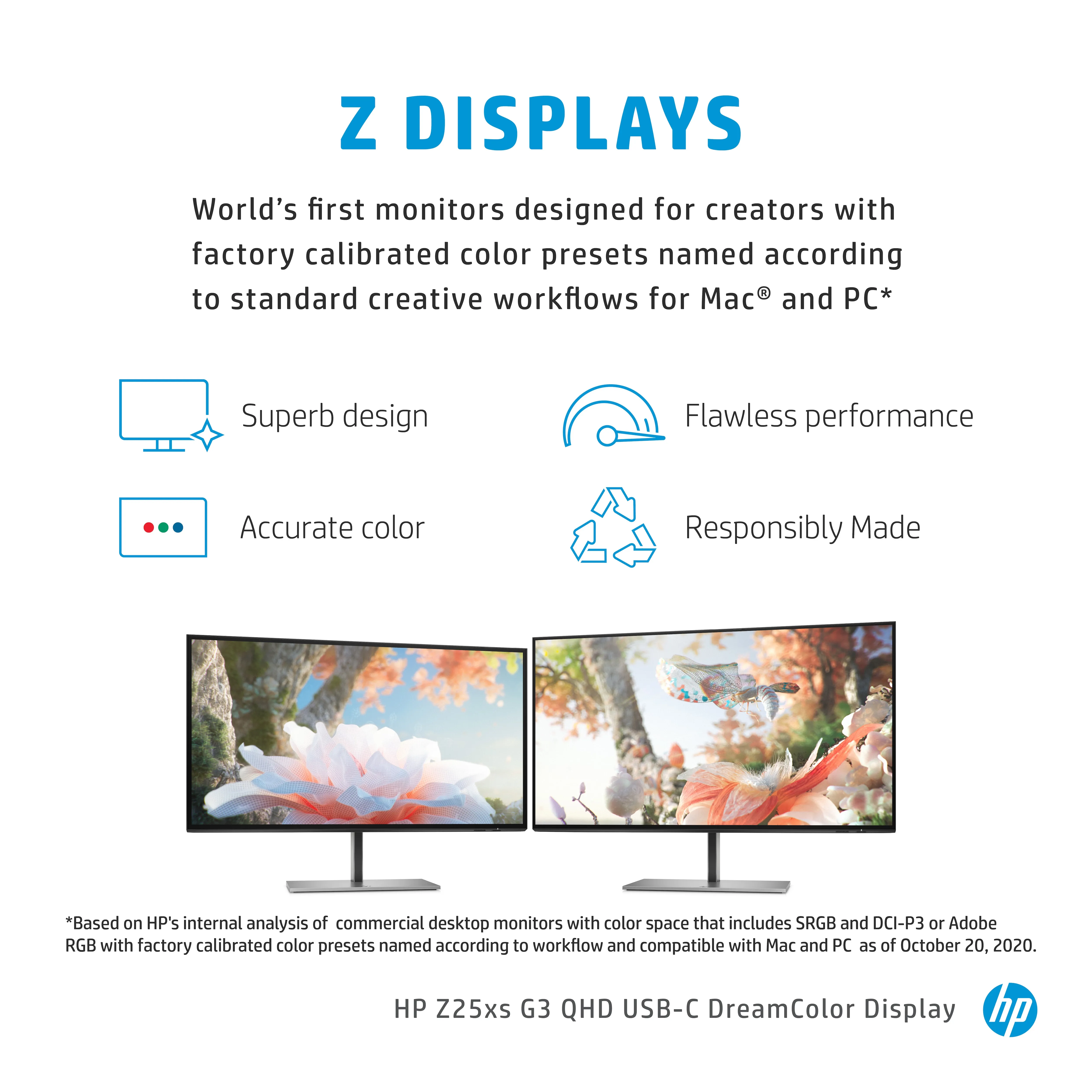 HP 25&quot; Z25xs G3, QHD, USB-C, IPS - monitor