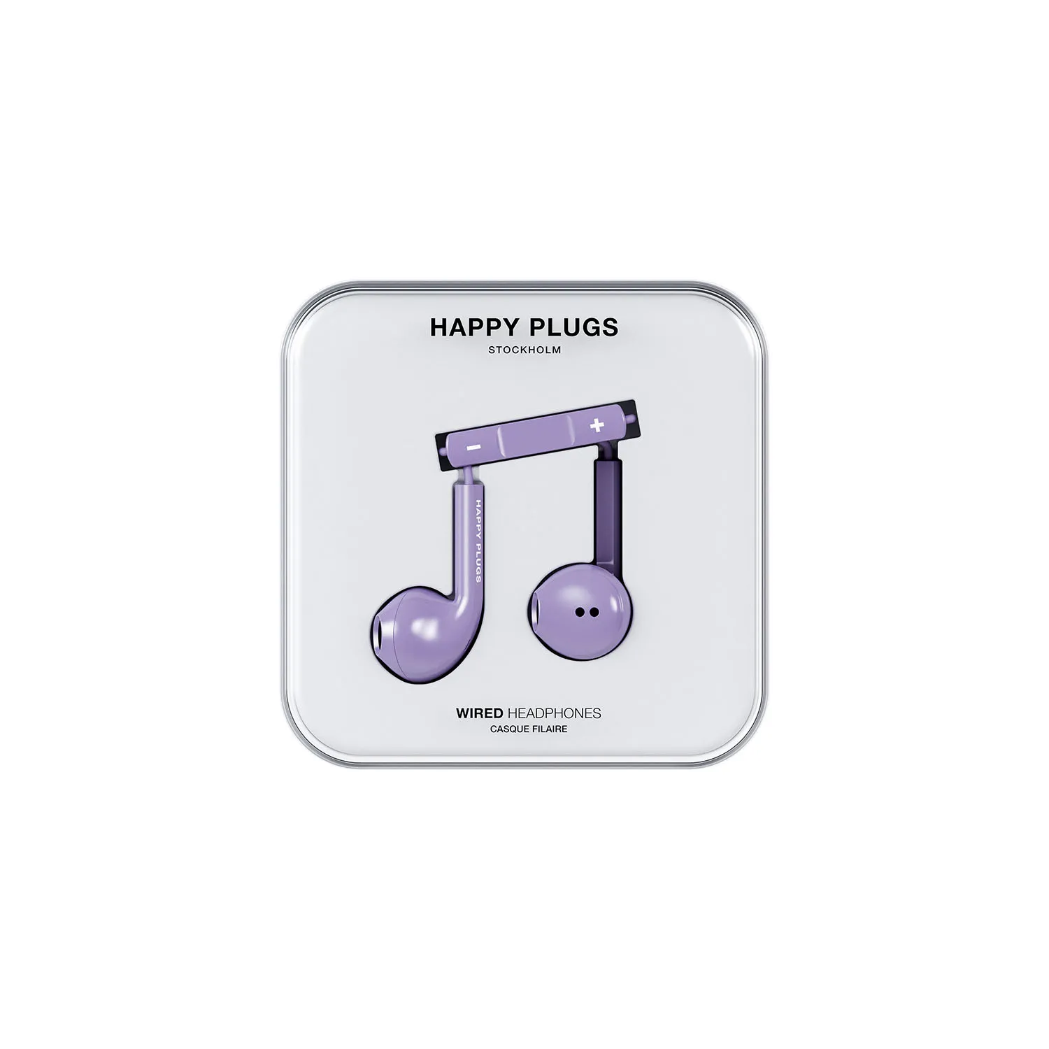 Happy Plugs 232636 In-ear Headphones, Purple