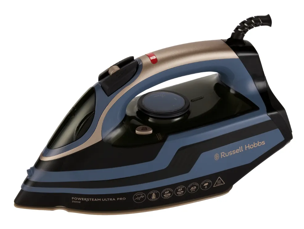 Russell Hobbs Powersteam Ultra Pro -h&ouml;yrysilitysrauta, 3100 W, Musta/Sininen