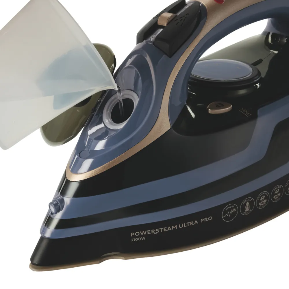 Russell Hobbs Powersteam Ultra Pro -h&ouml;yrysilitysrauta, 3100 W, Musta/Sininen