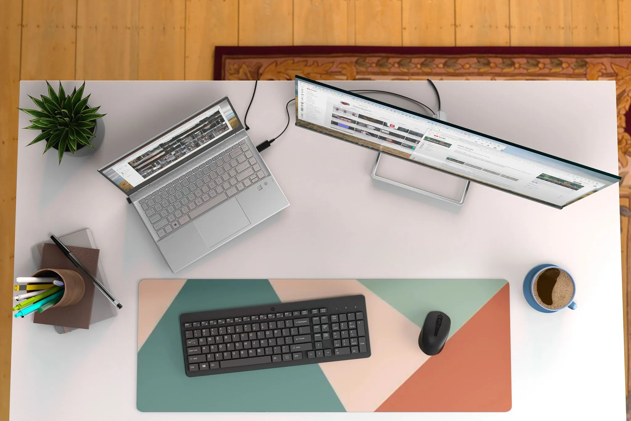 HP 330 -langaton ergonominen n&auml;pp&auml;imist&ouml; ja hiiri, musta