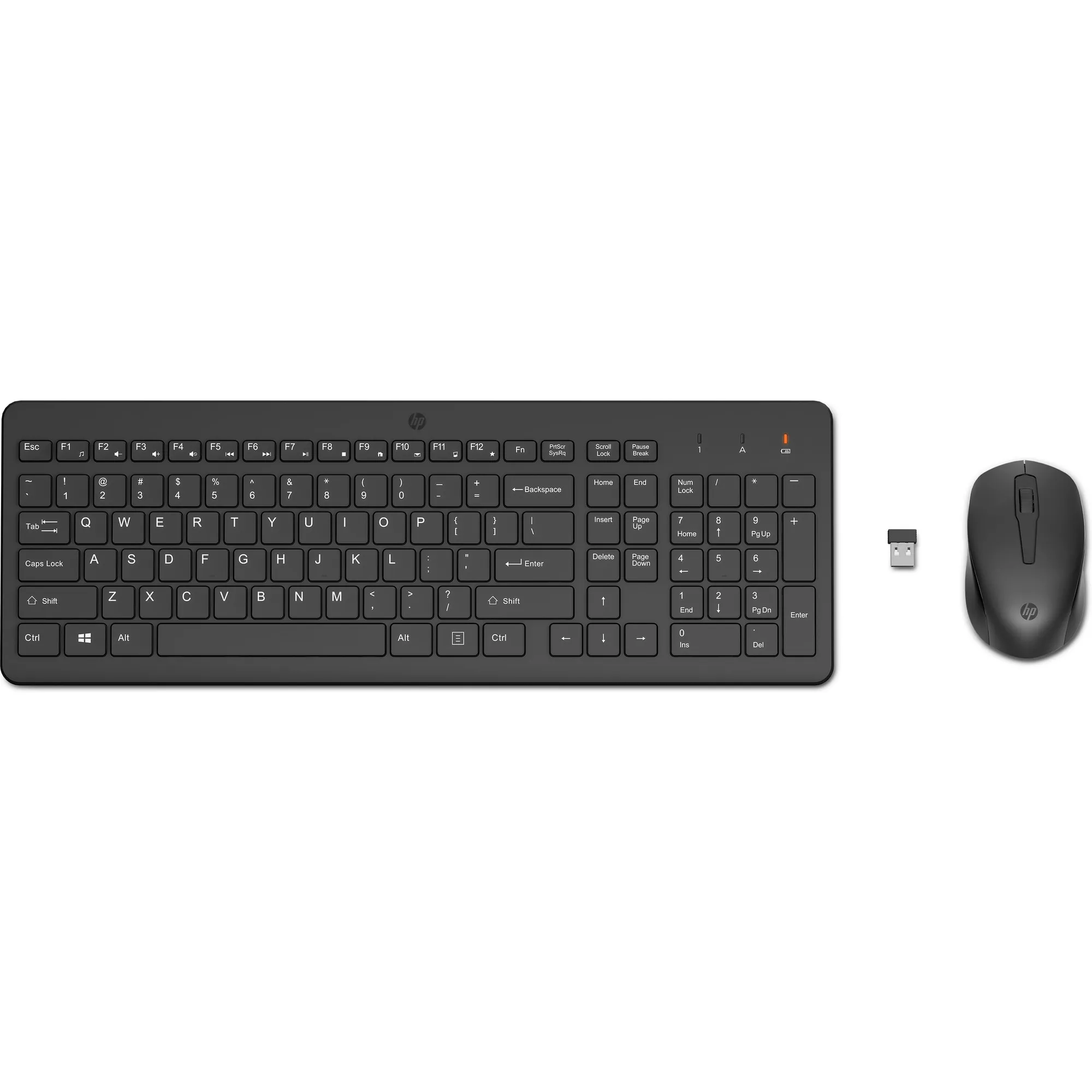 HP 330 -langaton ergonominen n&auml;pp&auml;imist&ouml; ja hiiri, musta