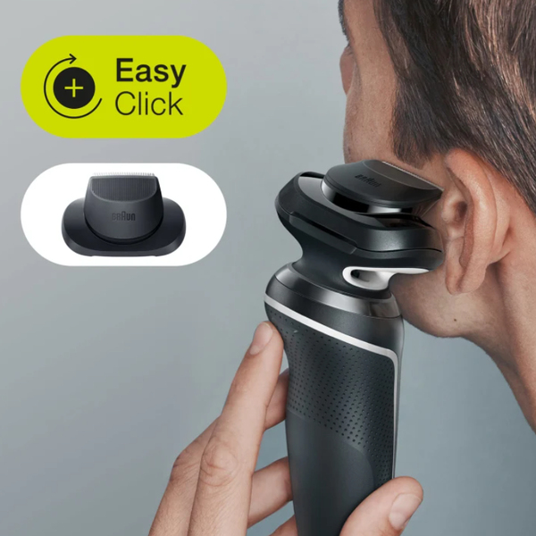 Braun Series 5 51-W4200cs -parranajokone, musta/valkoinen