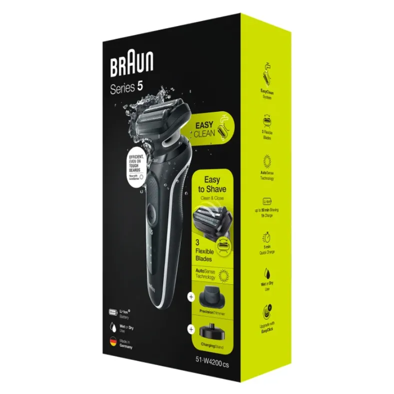 Braun Series 5 51-W4200cs - razor, black/white