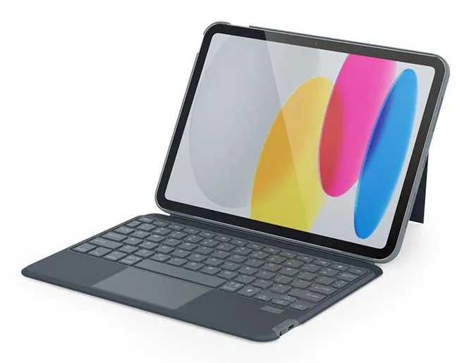 EPICO Keyboard Case for Apple iPad 10,9&quot; (2022) - QWERTY/grey