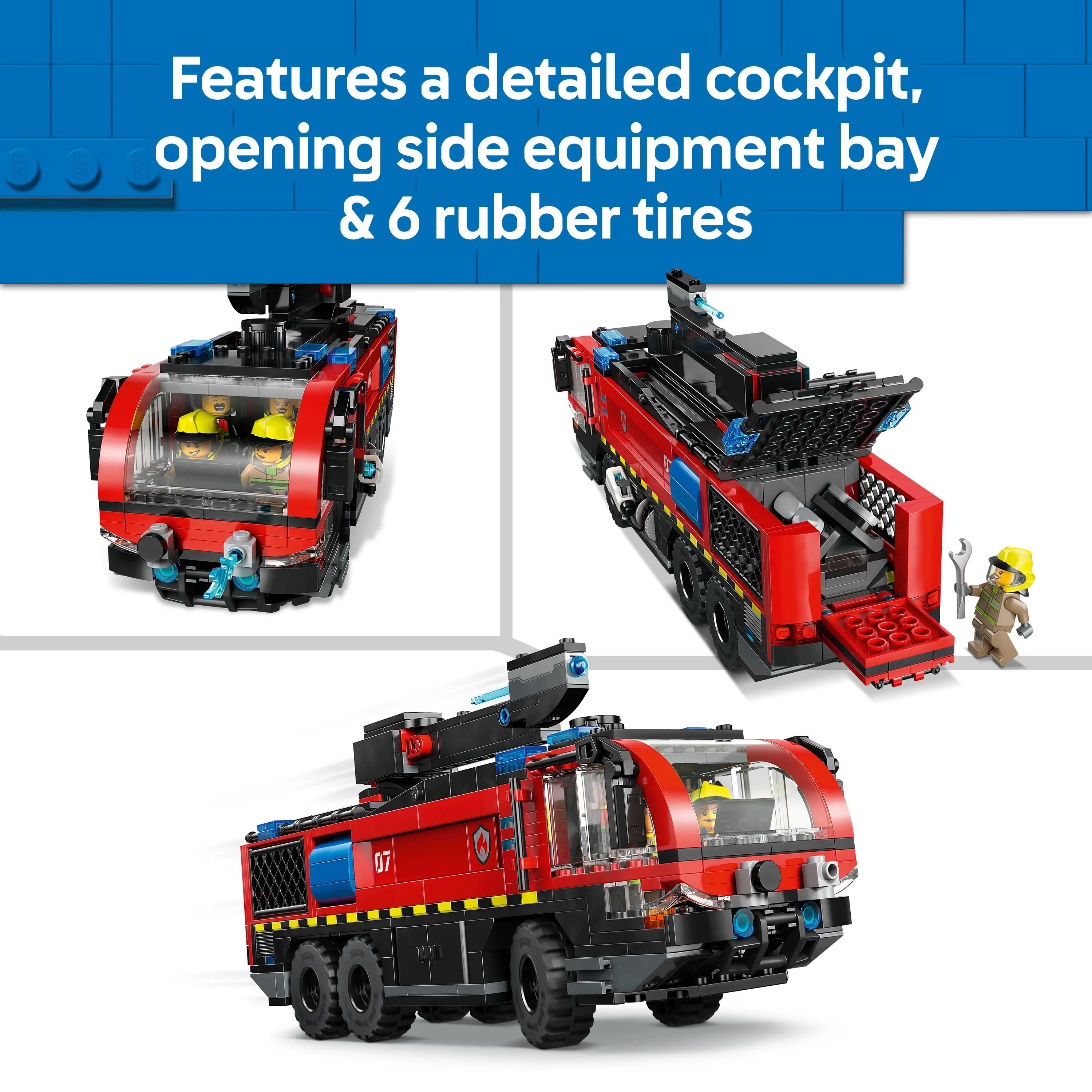 LEGO City Airport Fire Truck 60499