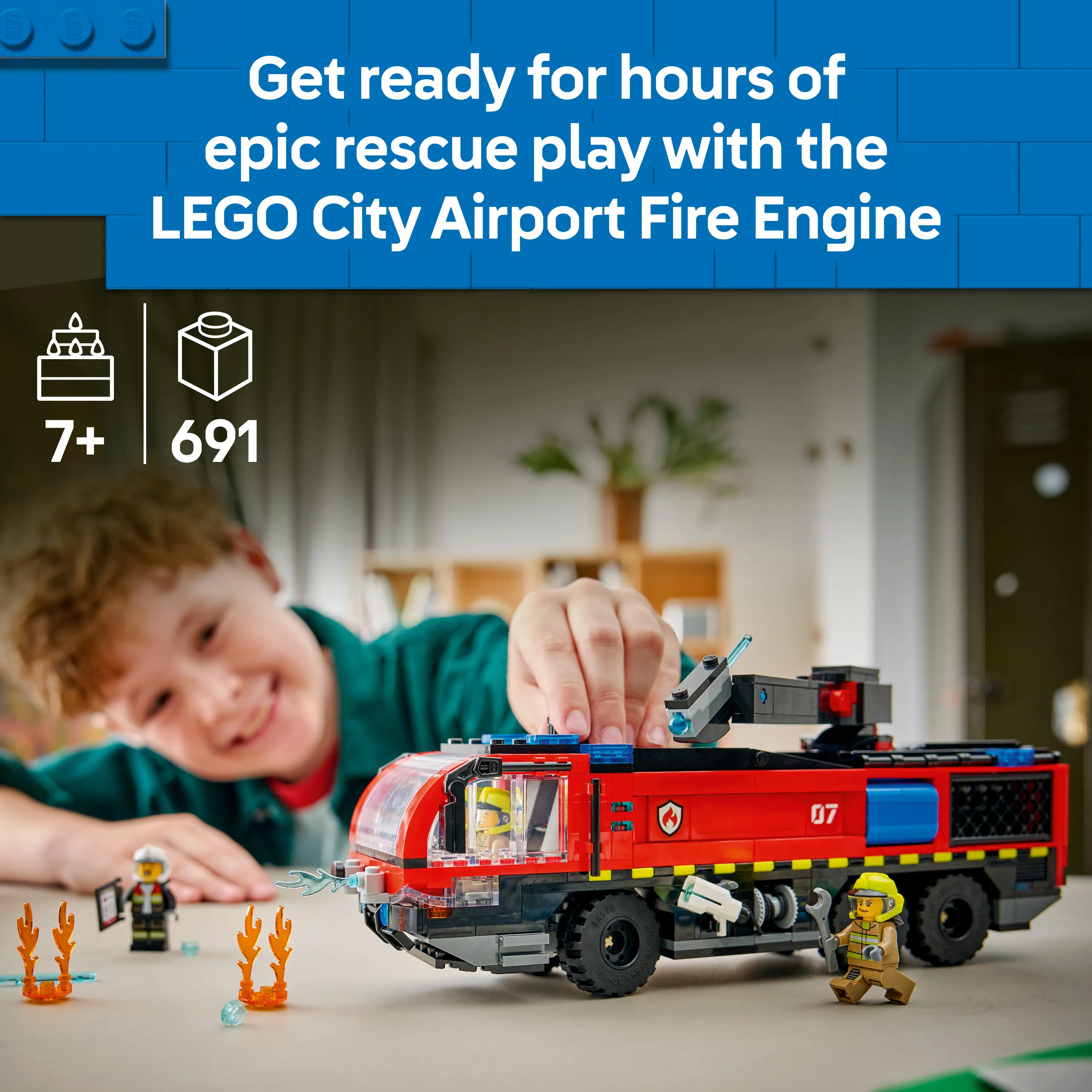 LEGO City Airport Fire Truck 60499