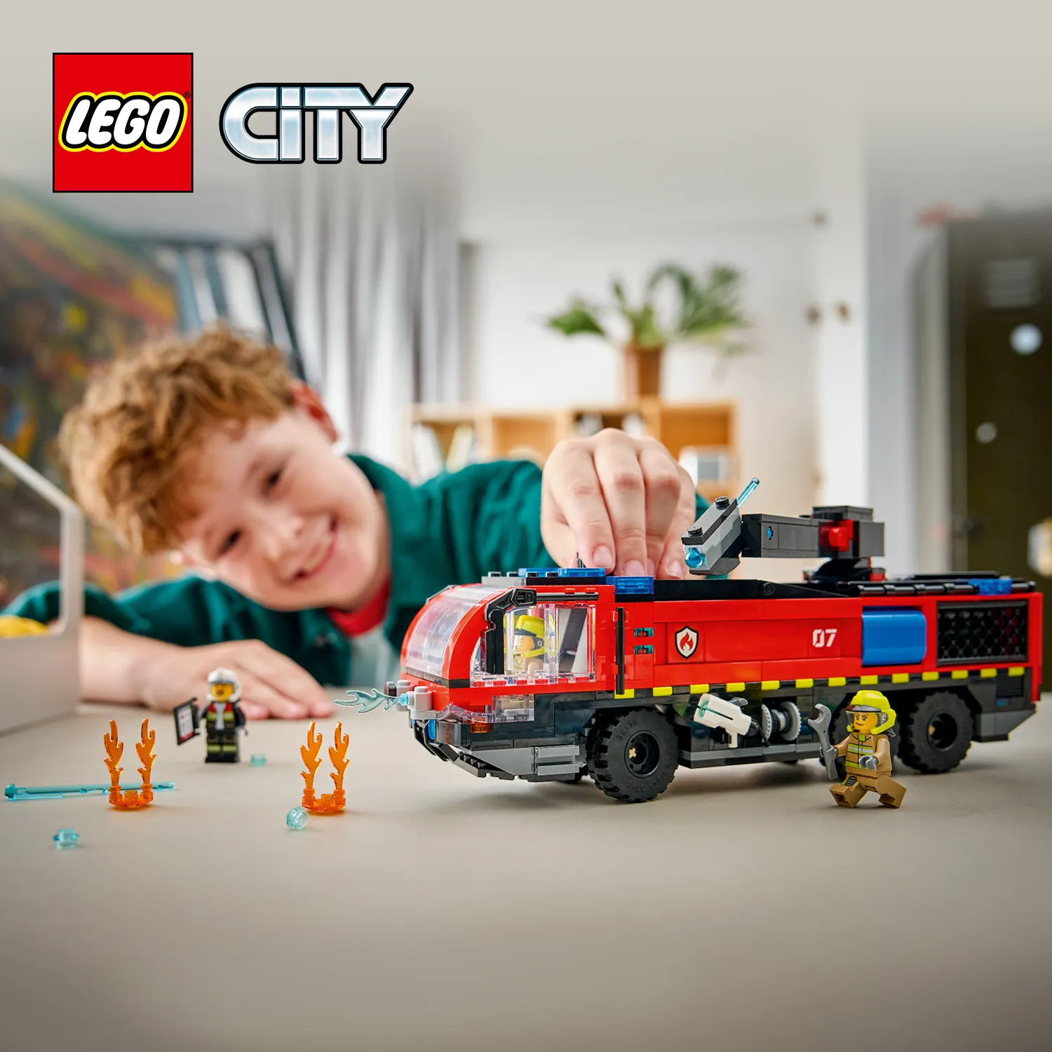 LEGO City Airport Fire Truck 60499