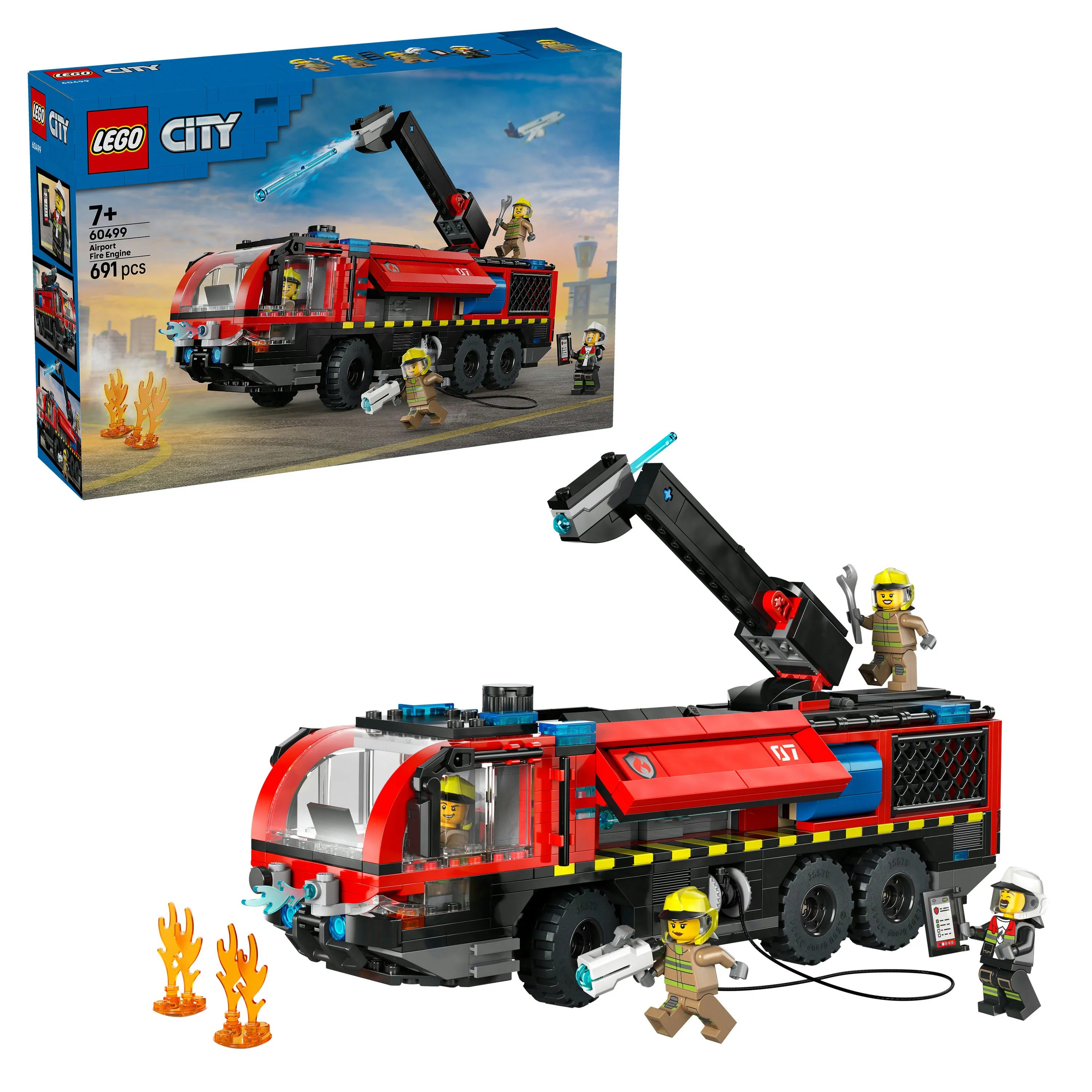 LEGO City Airport Fire Truck 60499