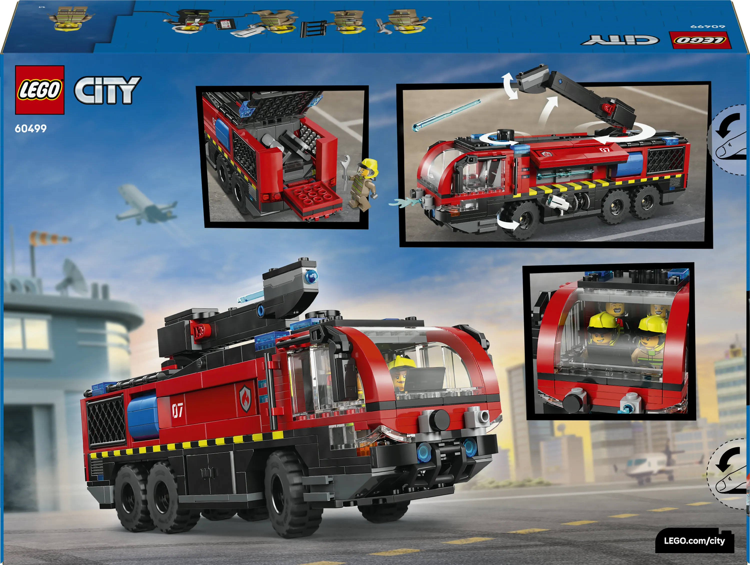 LEGO City Airport Fire Truck 60499