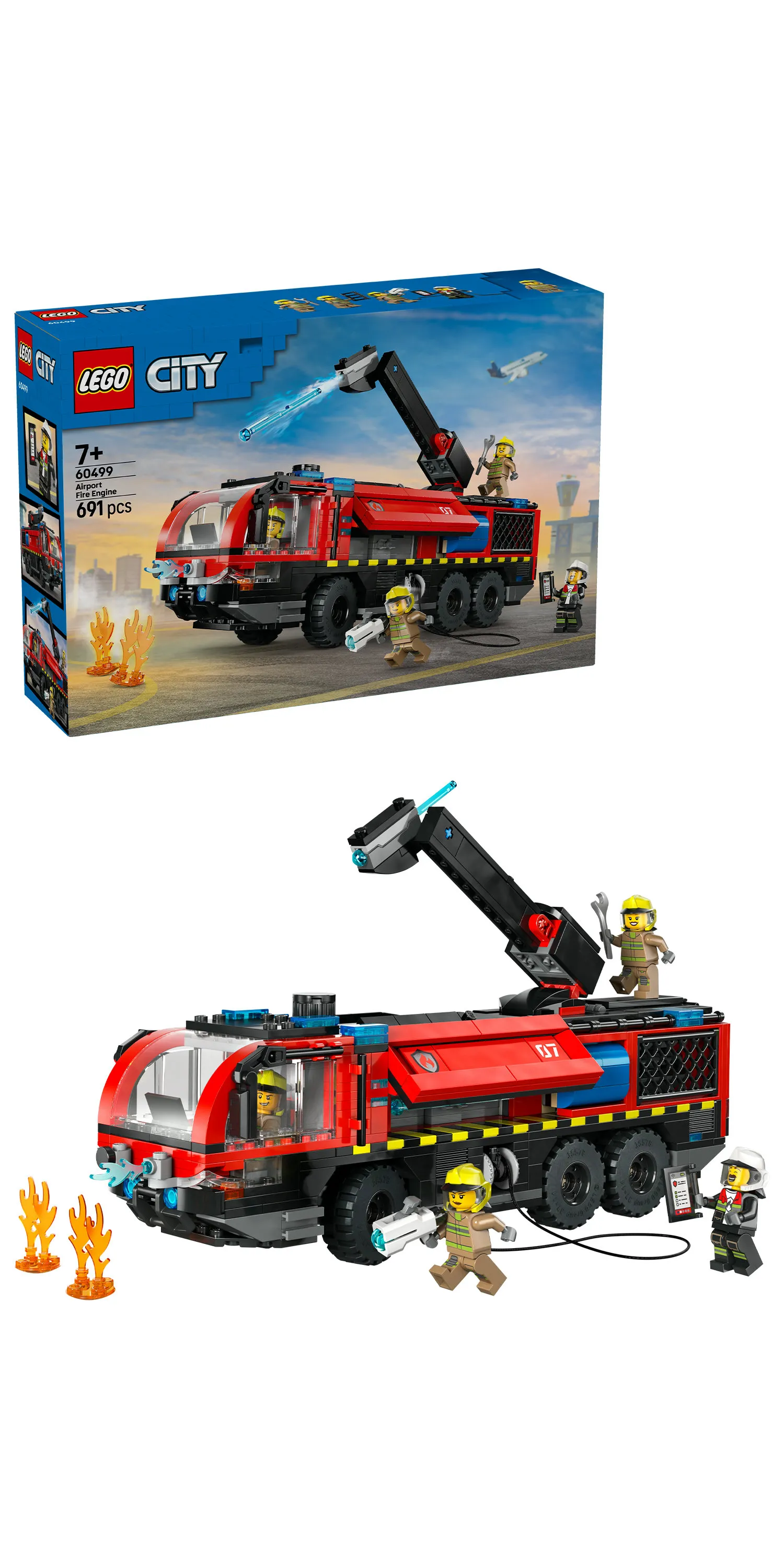 LEGO City Airport Fire Truck 60499