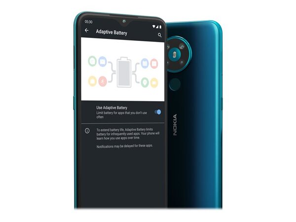 Nokia 5.3 3/64 Gt -puhelin, sinivihre&auml;