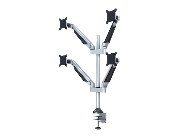 Multibrackets Gas Lift Arm Quad - skrivbordsf&auml;ste, silver, 15&quot;-32&quot;, 4x7.5Kg